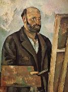 Paul Cezanne, Self-Portrait with Palette